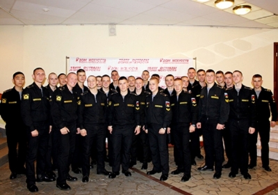 Команда Калининградского филиала ВУНЦ ВМФ «Морские волки»