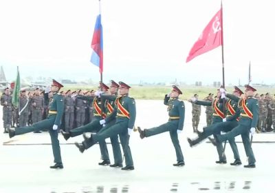 песня Победный парад на базе Хмеймим